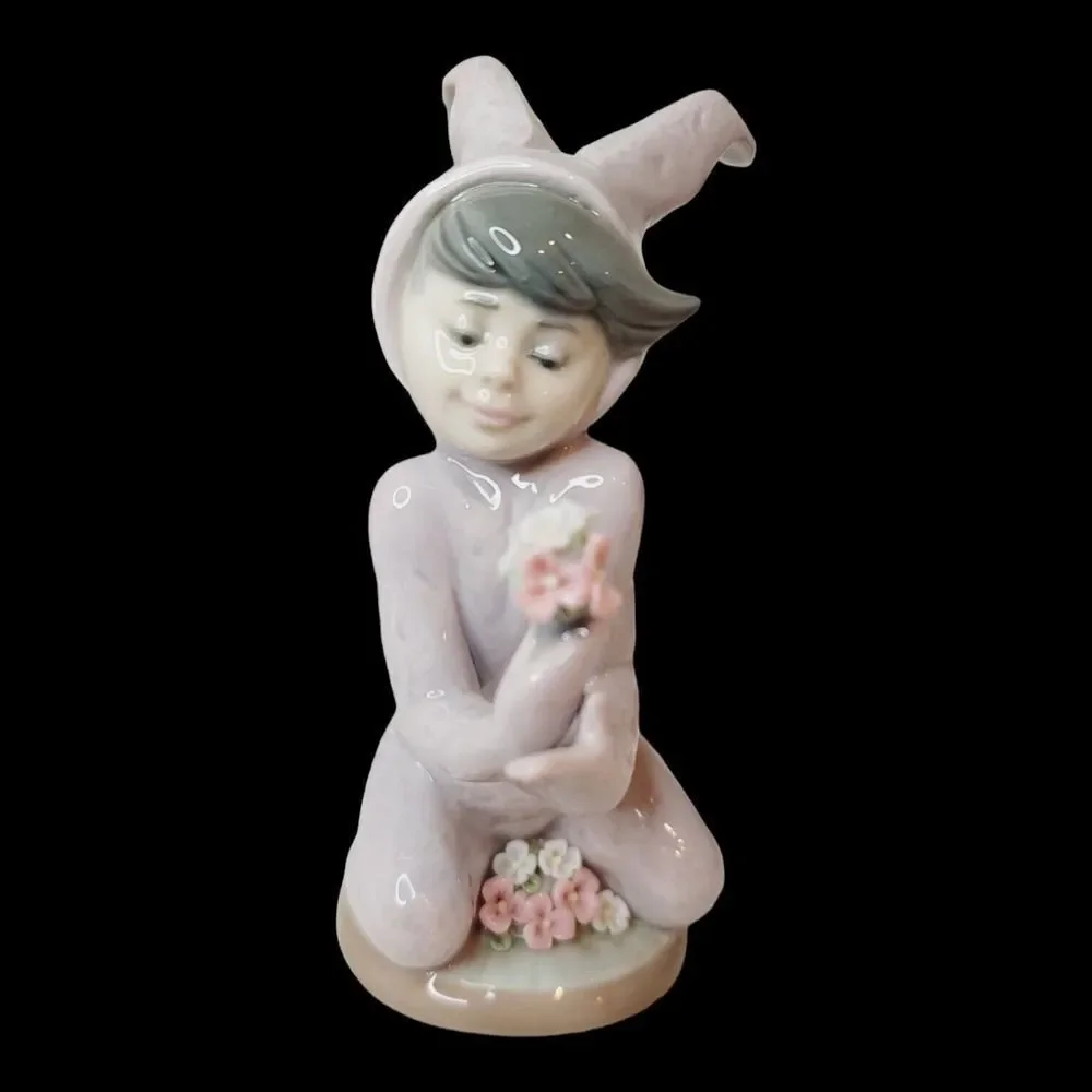 Vintage Lladro In‎ The Meadow Girl in Bunny Rabbit Costume RETIRED Easter READ